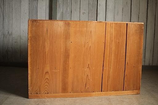 古く味のある木製の引き出し5杯　チェスト　昭和レトロ　タンス　古家具　古民家