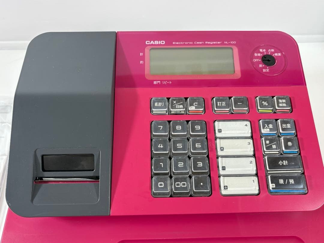レジスタ　CASIO ピンク色　NL-100