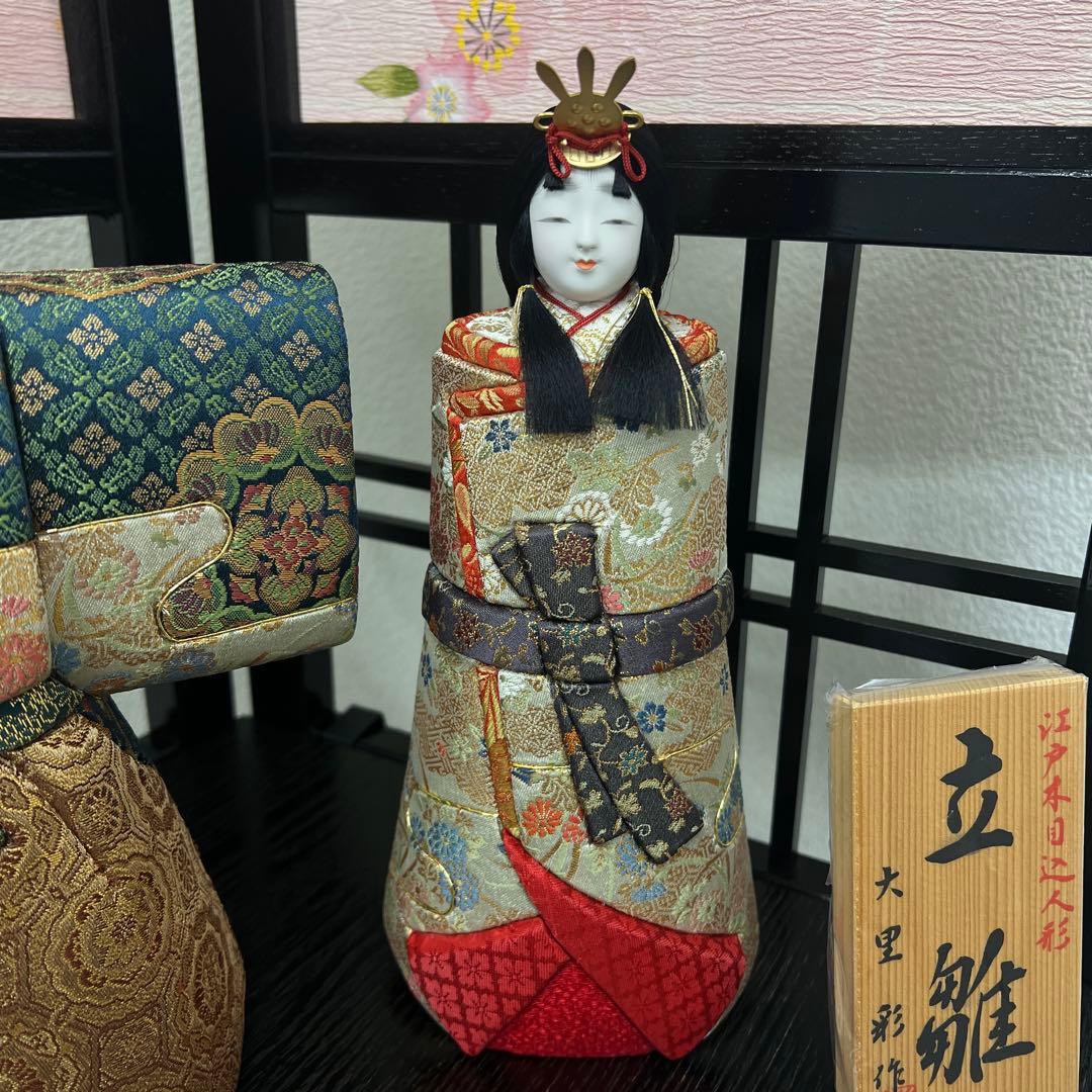 江戸木目込人形　立雛