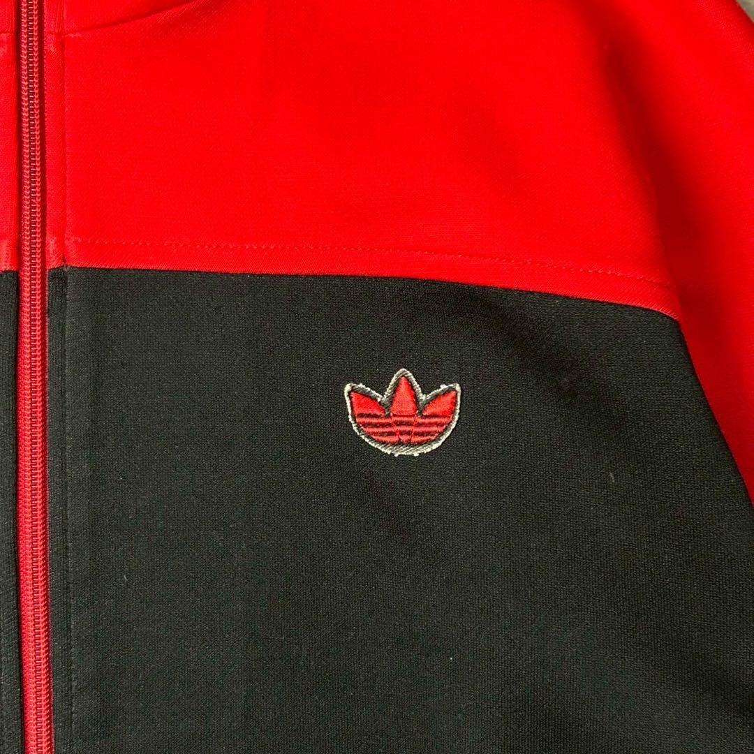 80s adidas トラックジャケット 西ドイツ デサント製 バイカラー