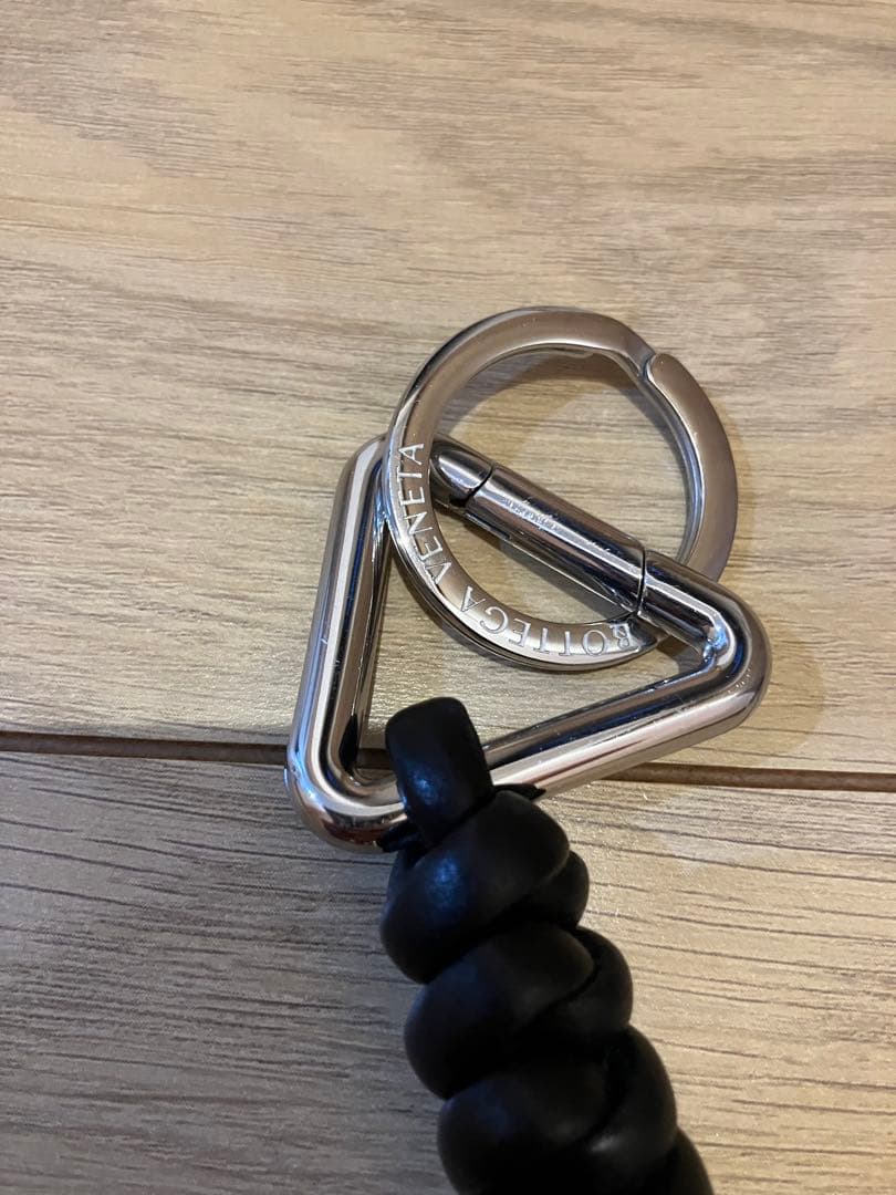 BOTTEGA VENETA ボッテガヴェネタ キーリング　ブラック