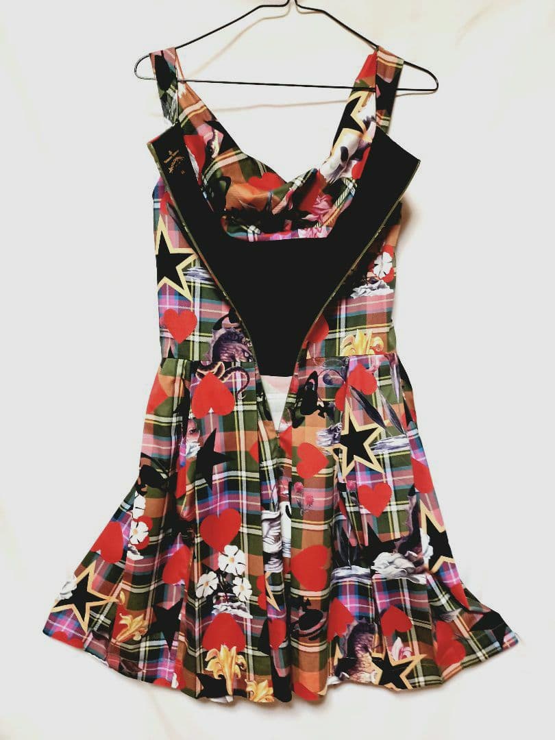 ヴィヴィアンウエストウッド　90sレア完売品！シーモンスター柄ワンピースサイズL