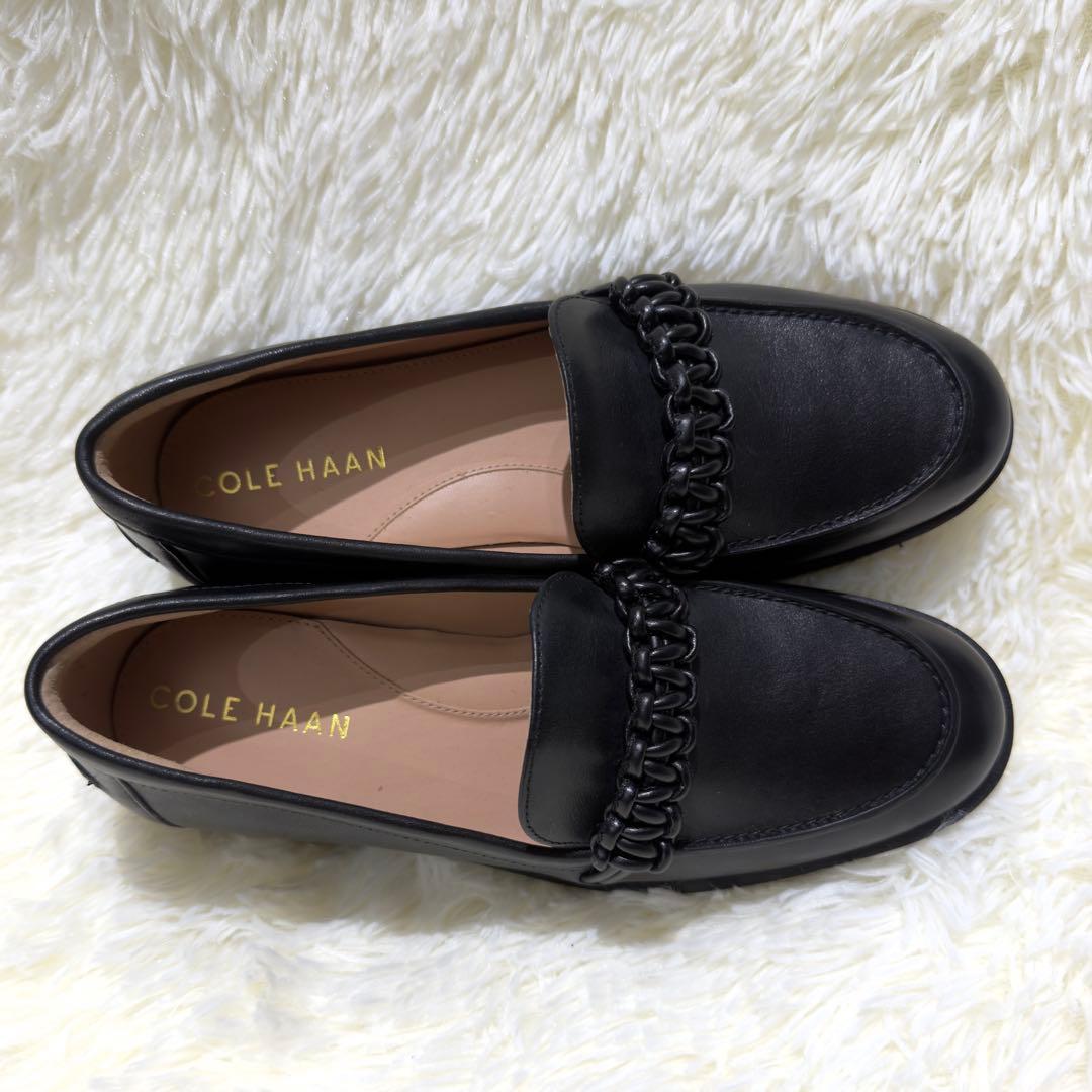 ほぼ新品✨コールハーン グランド360 厚底 ローファー ブラック US5