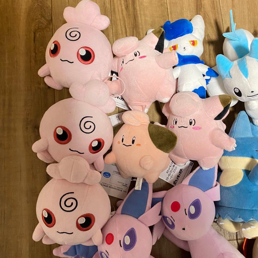 ポケモンぬいぐるみ詰め合せ もふぐっと、ぐらぶらりん、くつろぎタイム、 ゲンガー
