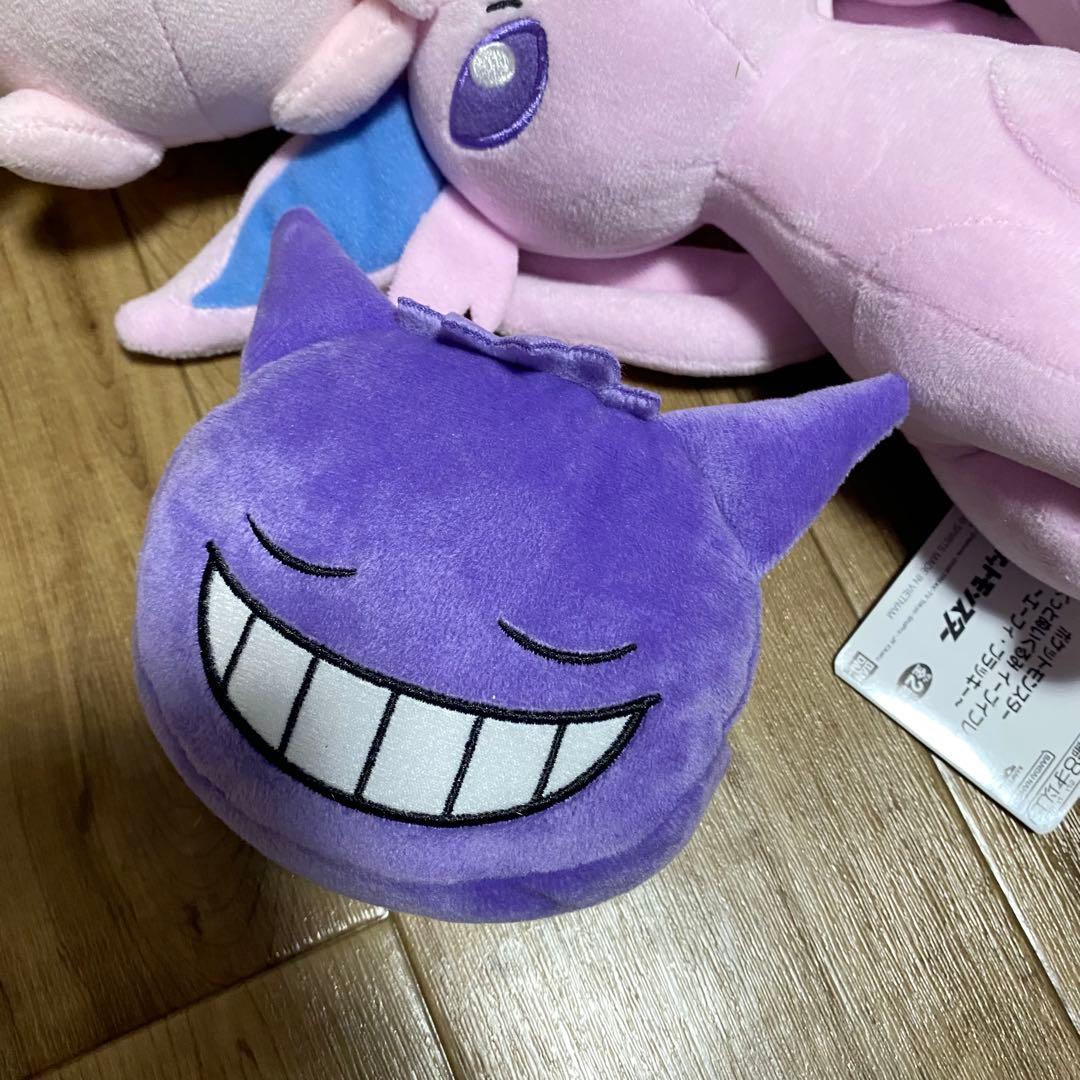 ポケモンぬいぐるみ詰め合せ もふぐっと、ぐらぶらりん、くつろぎタイム、 ゲンガー