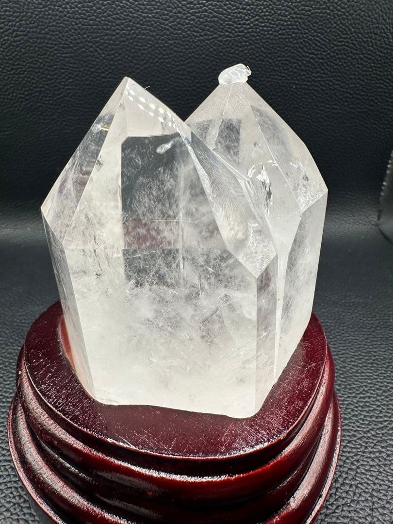 水晶 双子 ポイント 超美品！ 627