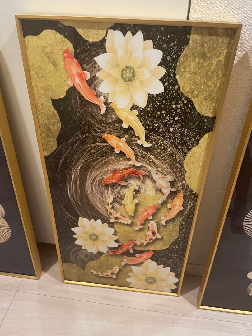 アートパネル　金魚