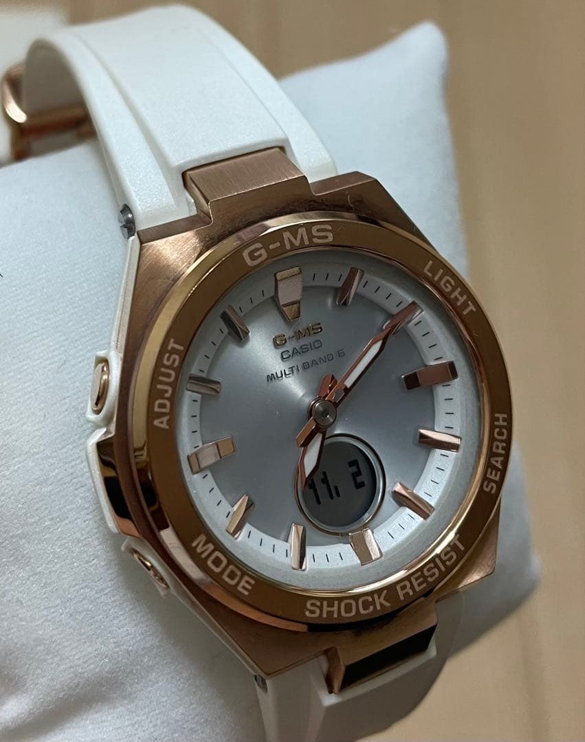 【美品】CASIO BABY-G電波ソーラー MSG-W200G-7AJF