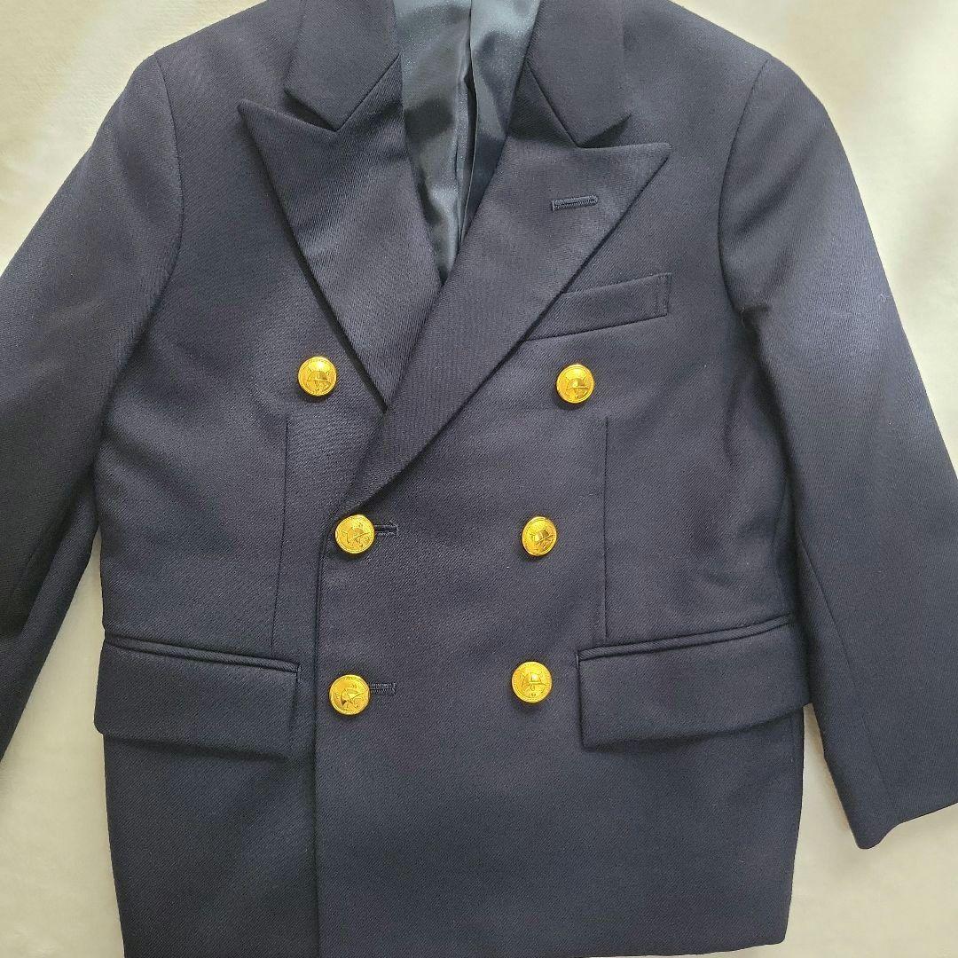 ポロバイラルフローレン 金ボタン フォーマルセットアップ ネイビー 110 美品