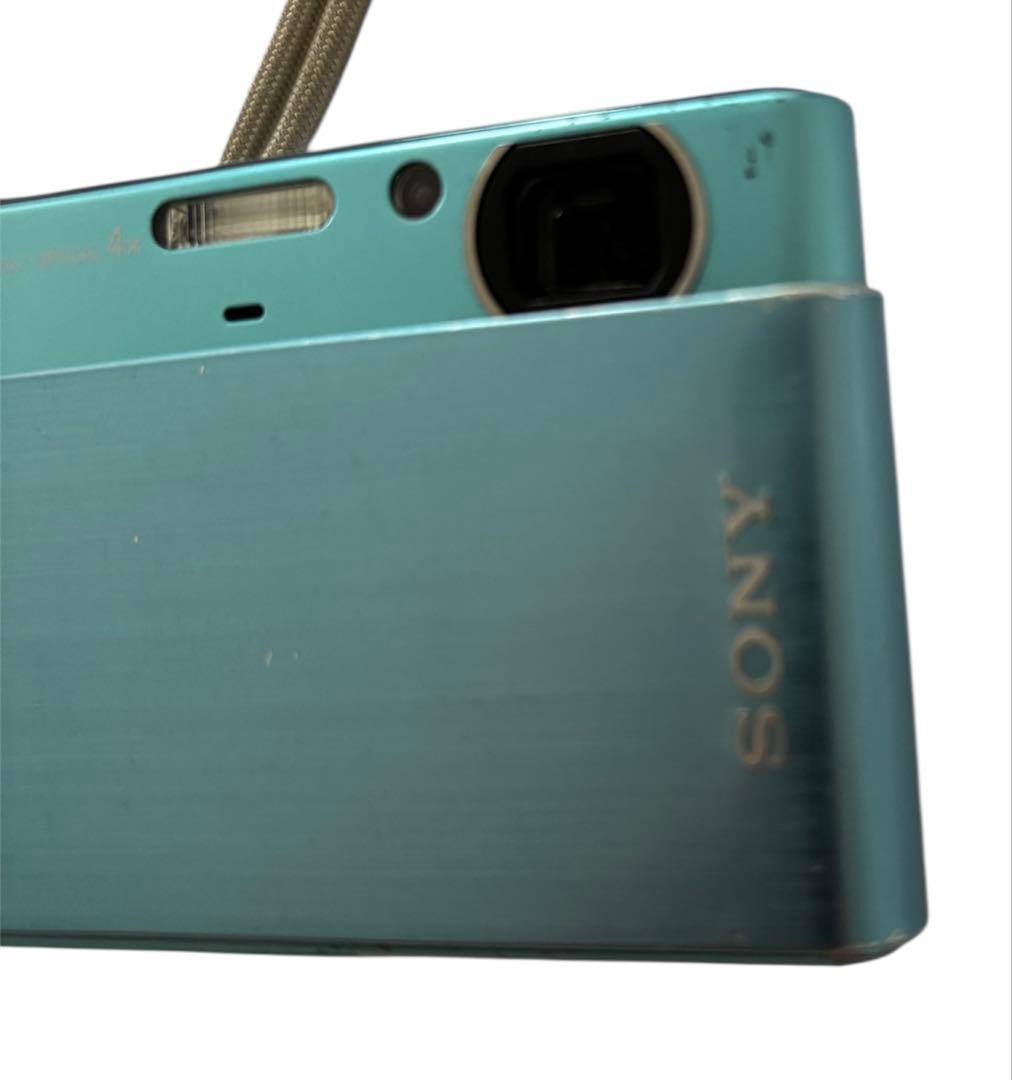 【なめこさん】デジカメ cyber shot ブルー DSC-T90