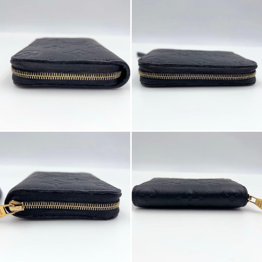 【美品】ルイヴィトン ジッピーパース モノグラム アンプラント 黒 754