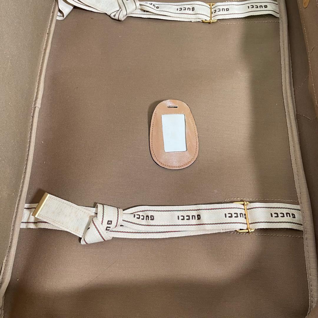 【美品 】GUCCI グッチ トラベルバッグ マイクロGG柄 オールドグッチ