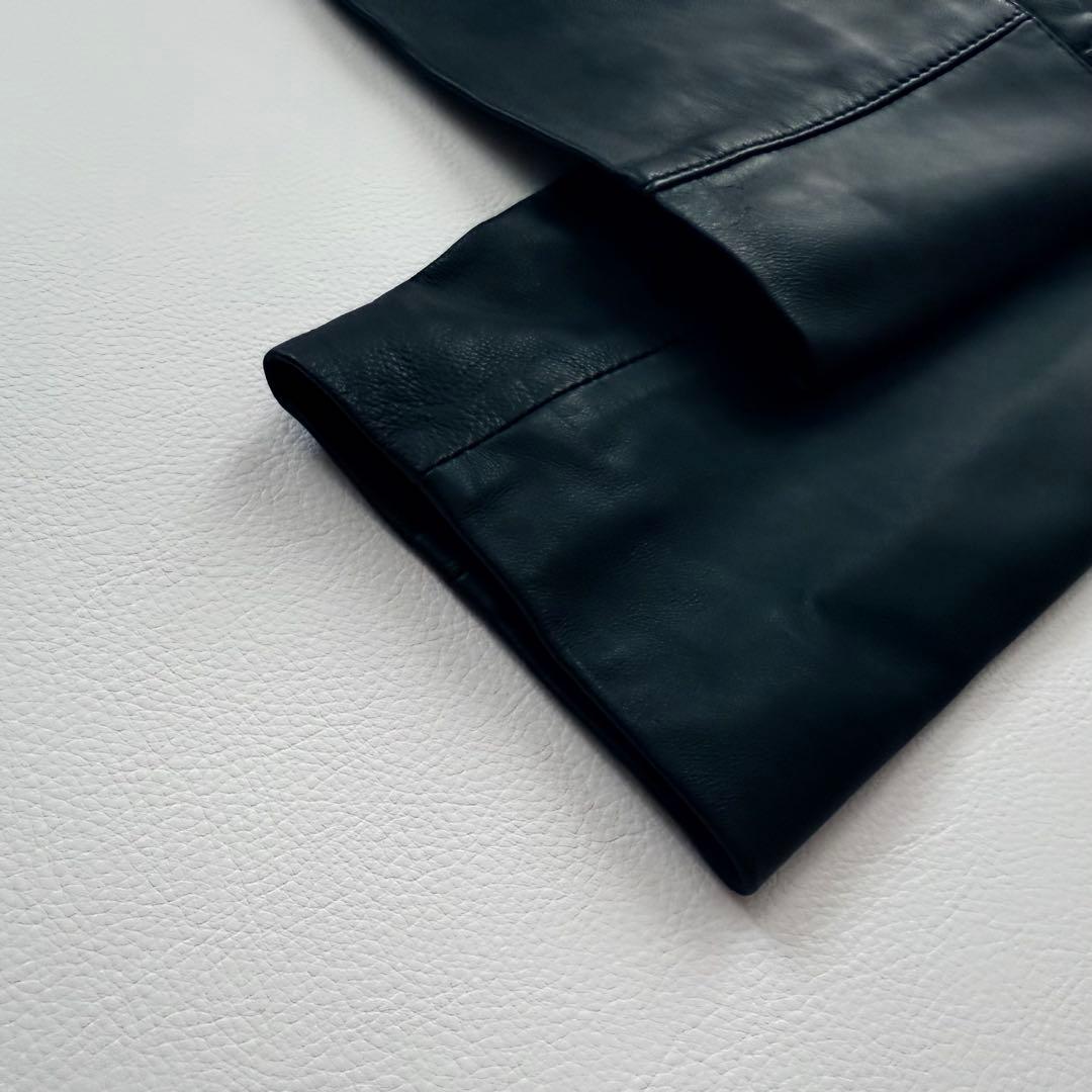 未使用に近い✨サイズ44✨23区 中村アン着用　ラムレザージャケット　黒　希少