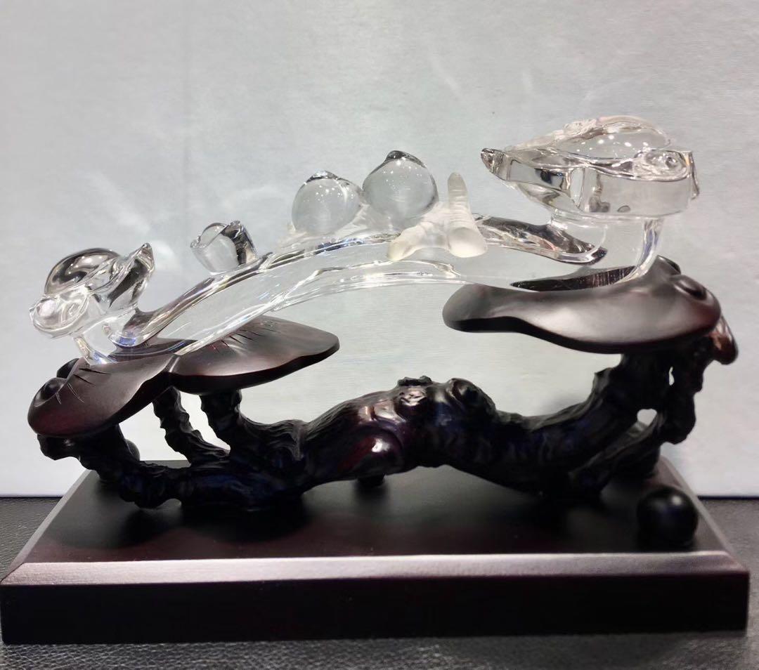 ⭐︎【極上品】白水晶 置物 590g