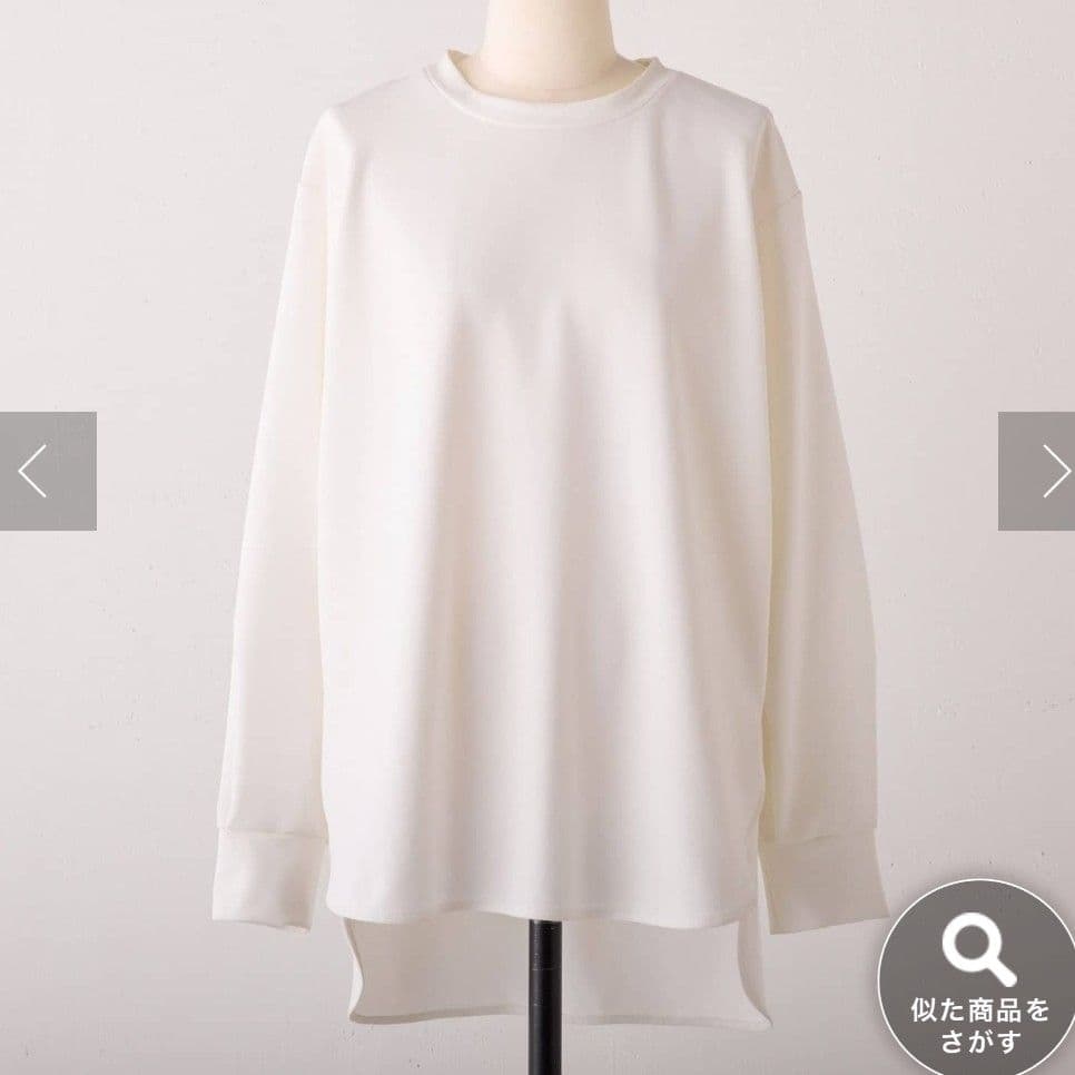 ビアズリー BEARDSLEY Tブラウス　ホワイト