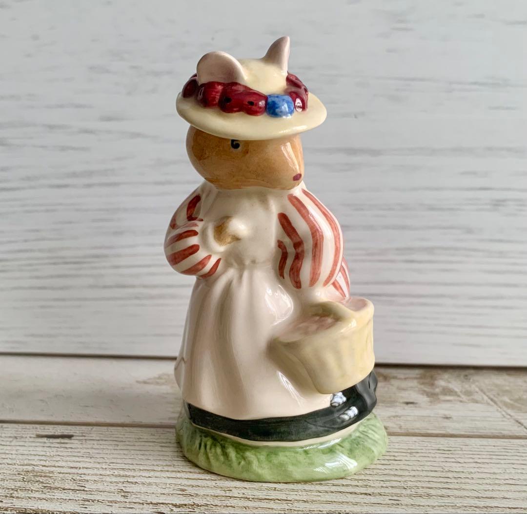 もりねずみだんしゃく夫妻 フィギュリン ブランブリーヘッジ 置物