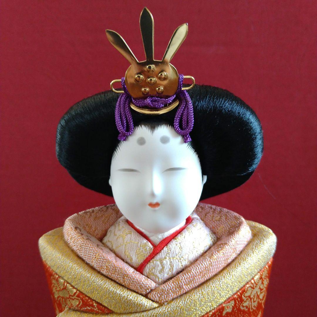 立ち雛 雛人形 神雛 彩華立雛 木目込み人形 台座付き