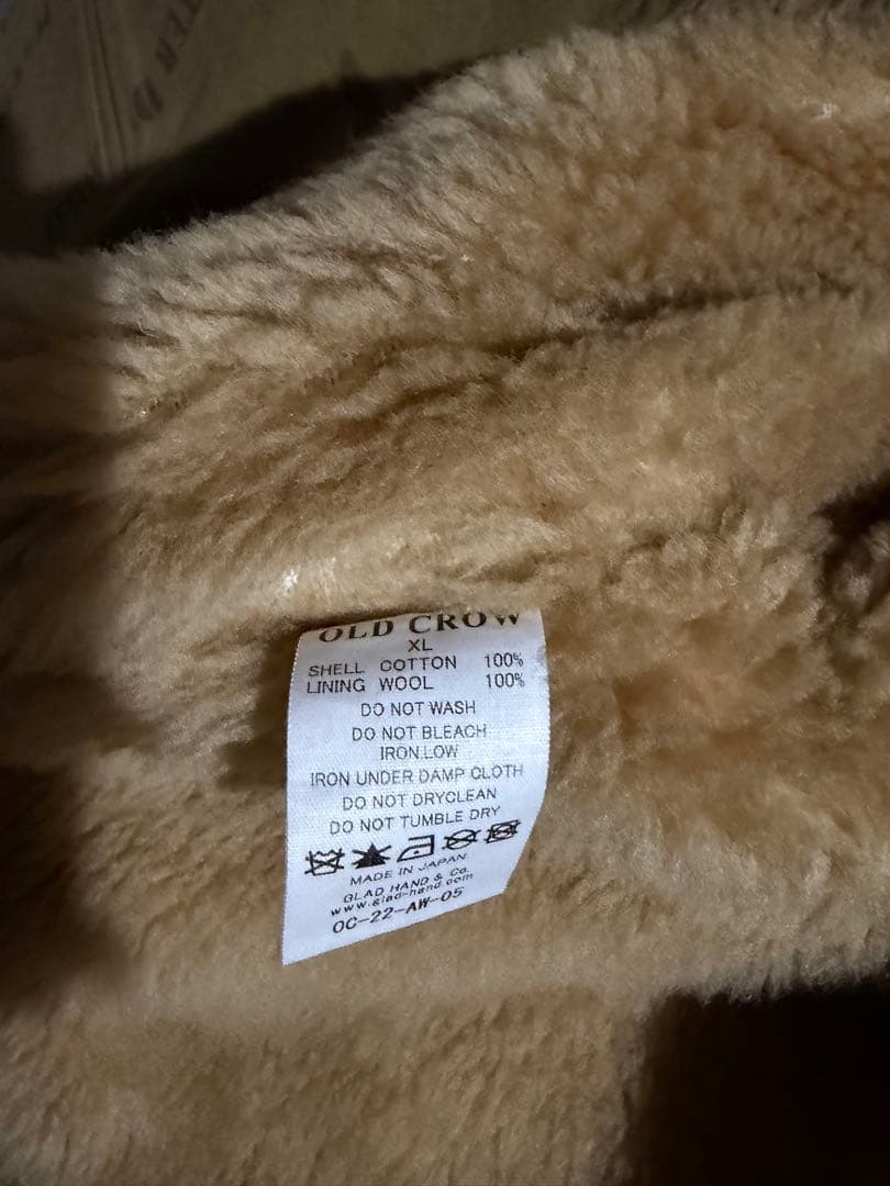 oldcrow ボアベスト　THE BRICKYARD VEST