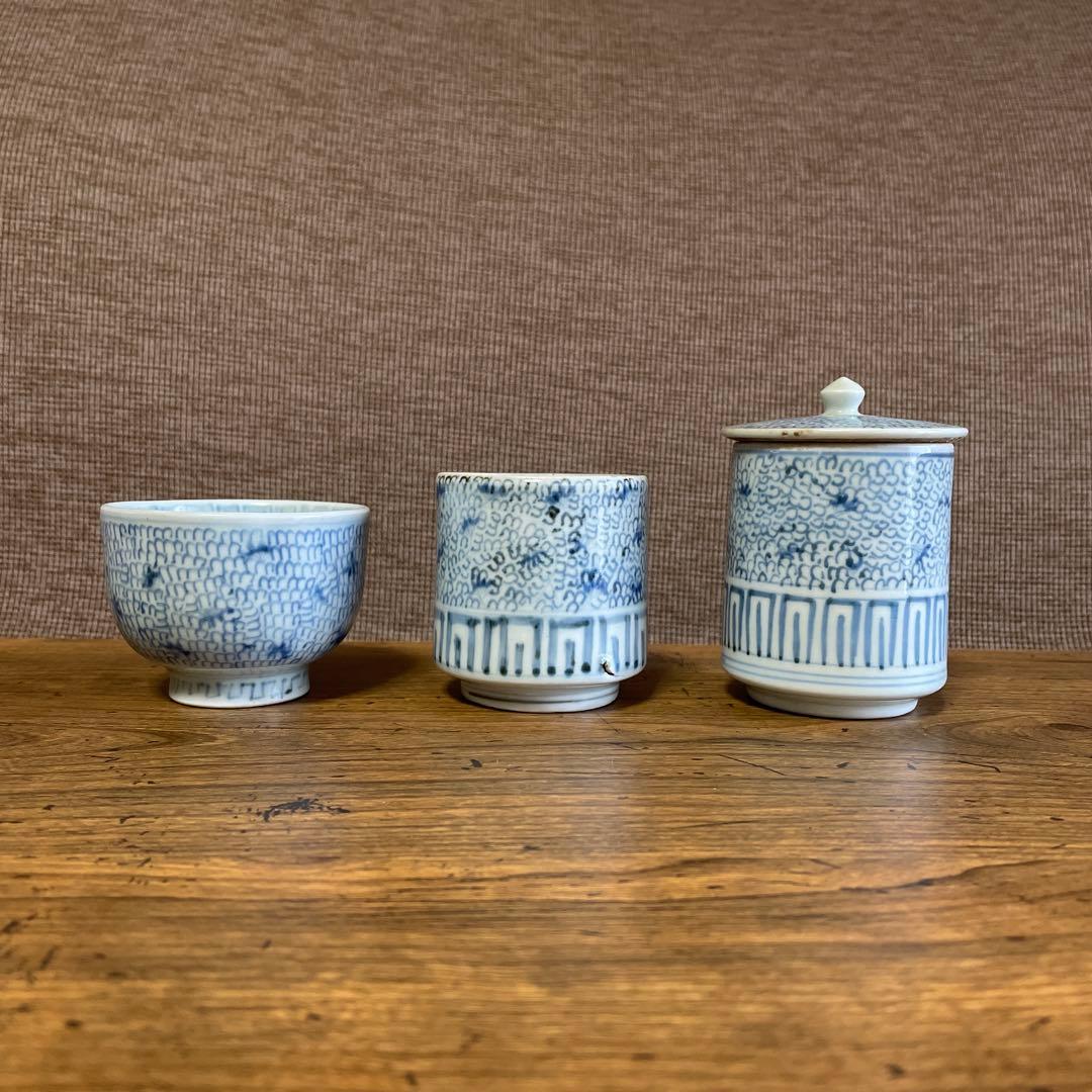 微塵唐草3点セット(バラ売り不可)