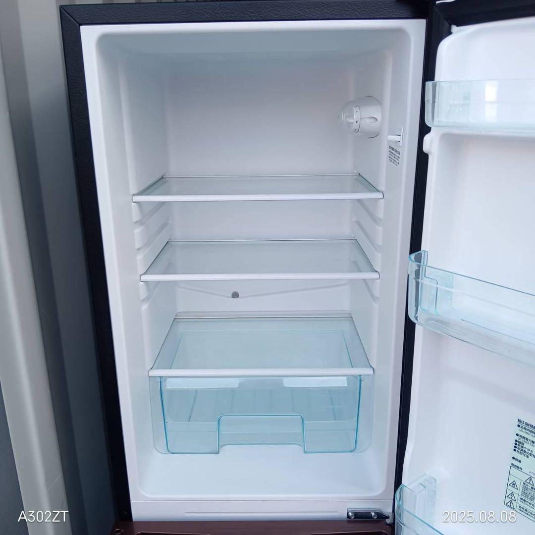 AH005★2021年製★アイリスオーヤマ　冷蔵庫　　ブラック　黒　一人暮らし