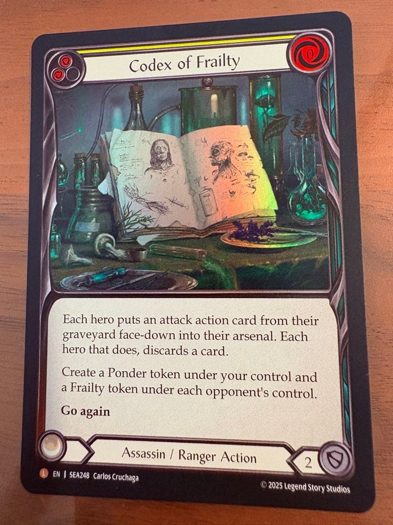 Codex of Frailty RF 未使用 SEA248 FaB