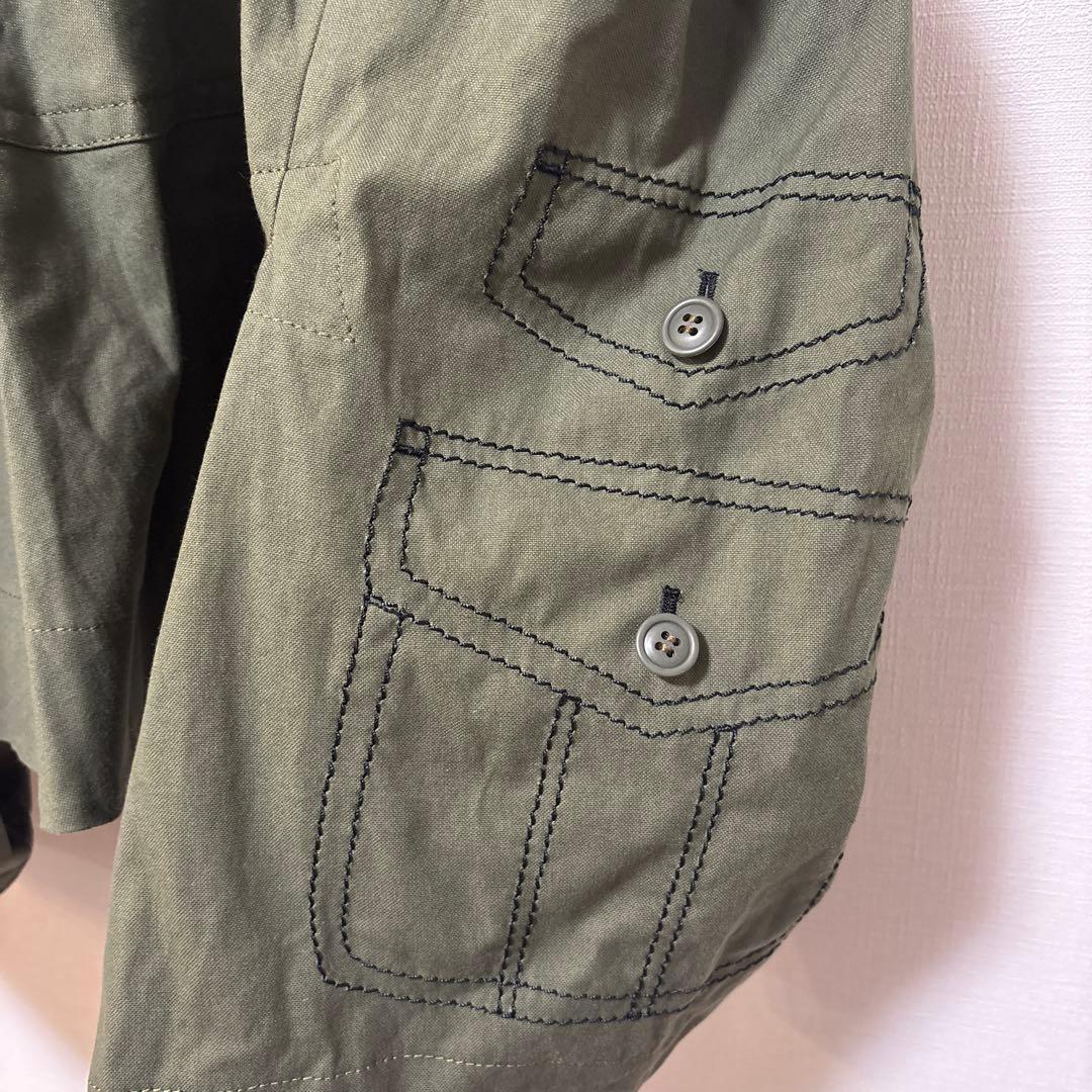 コムデギャルソン オリーブカーキ色 ワークパンツ or スカート