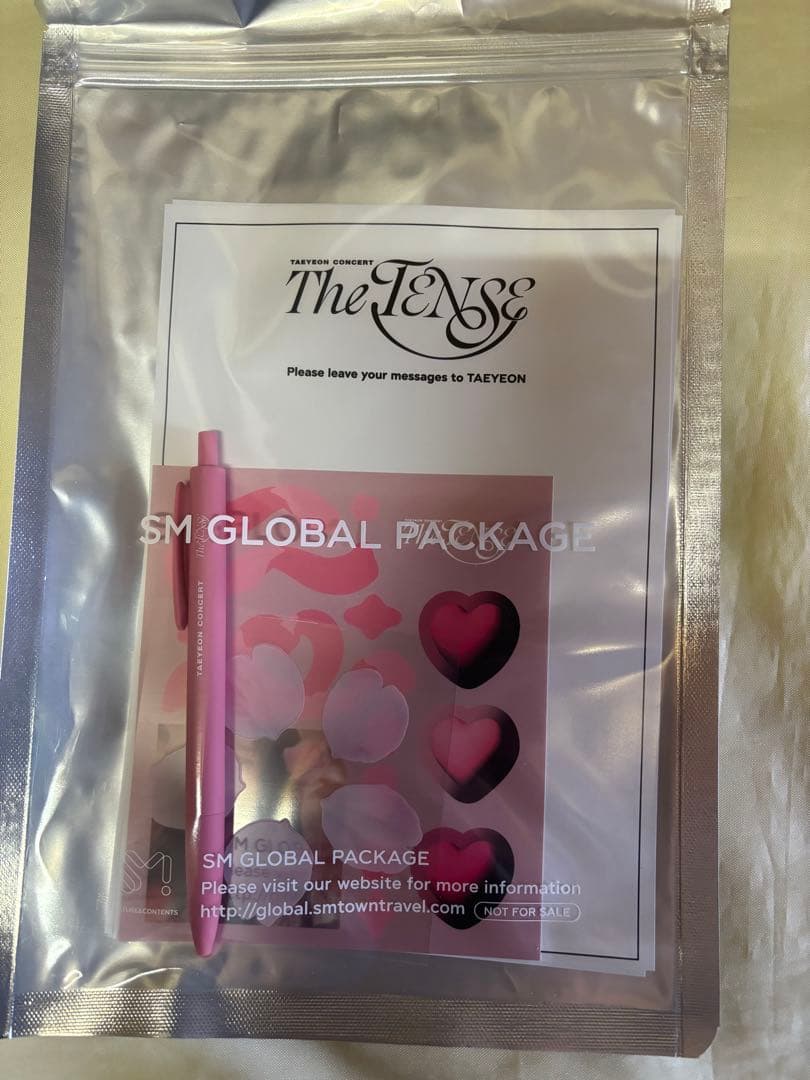 ★少女時代 テヨン★ソウルコン★THE TENSE ★グロパ★グッズ★非売品