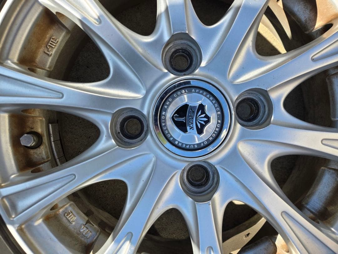 145/80R13 スタッドレス 4本 ダンロップ アルミホイール付き