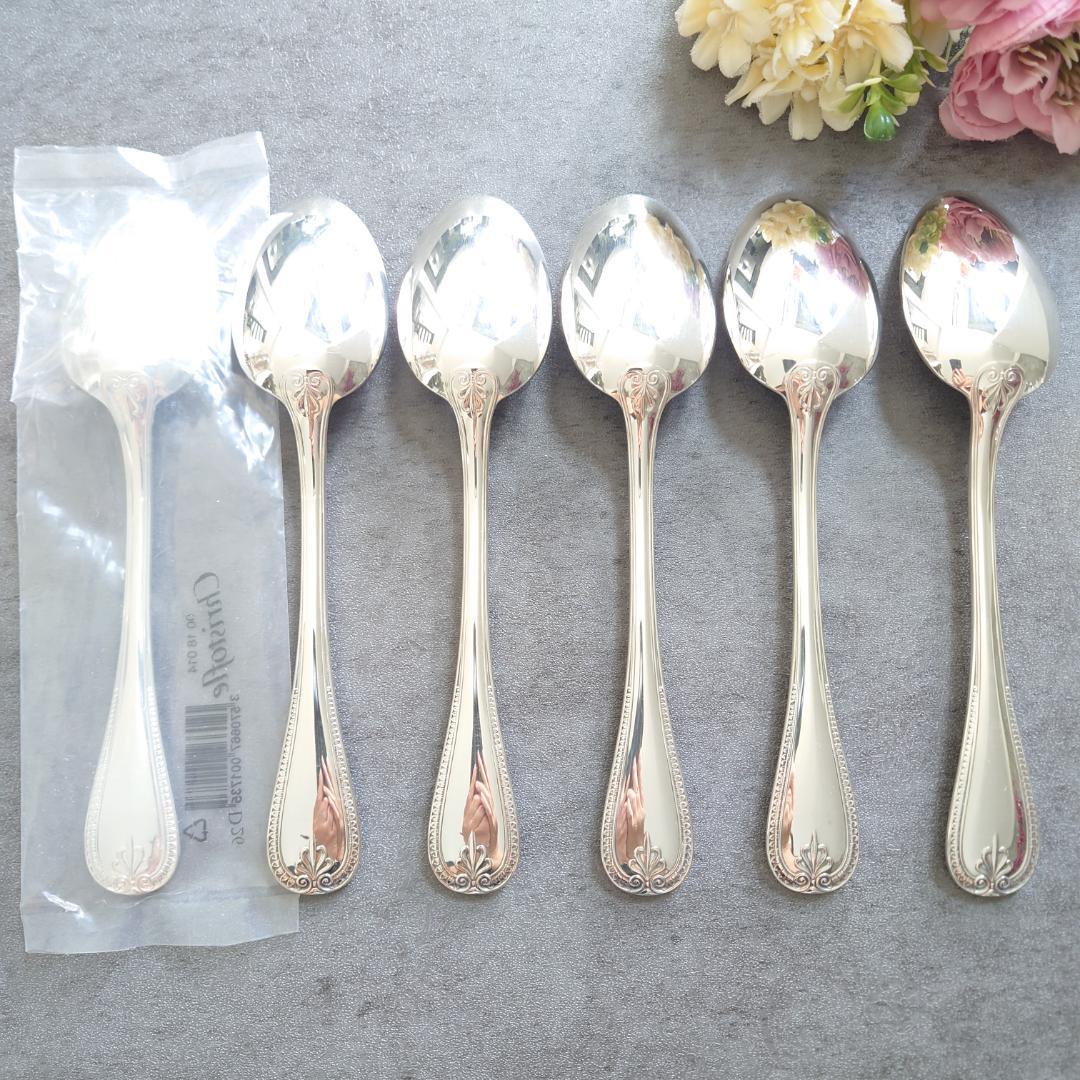 美品 クリストフル マルメゾン デザートスプーン 未開封含む 6点