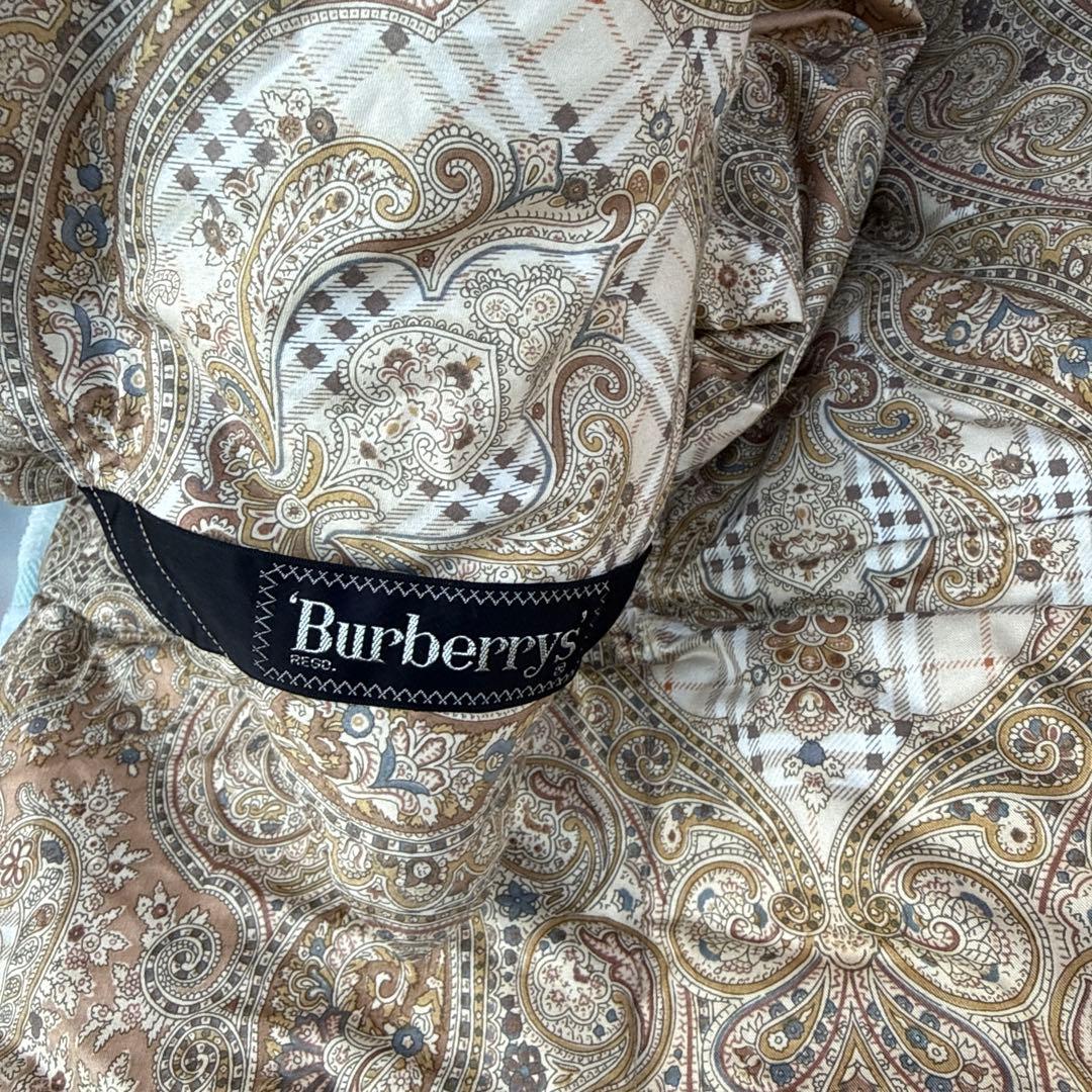 y*m様 未使用東京西川バーバリーBurberrys羽毛肌掛布団ダウン85％フェ