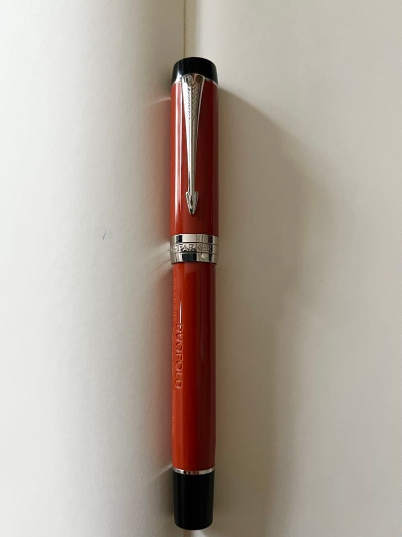 Parker デュオフォールド　ビッグレッド　センテニアル　Fニブ