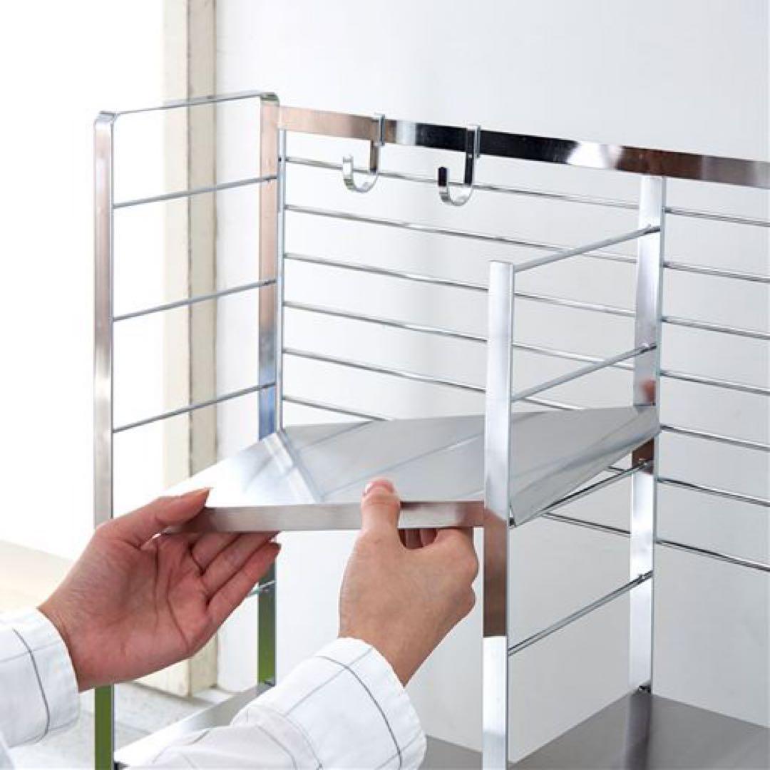 コンロサイドスパイスシェルフ　燕三条 コンロサイドスパイスラック