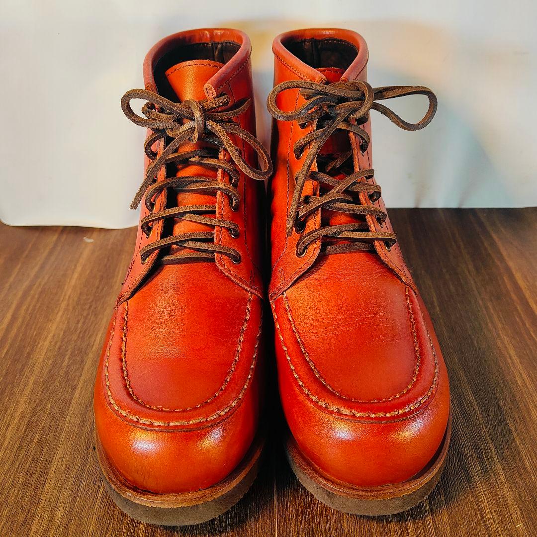 【未使用級極美品】HEELANDTOE　高級バーガンディワークブーツ　イタリア製