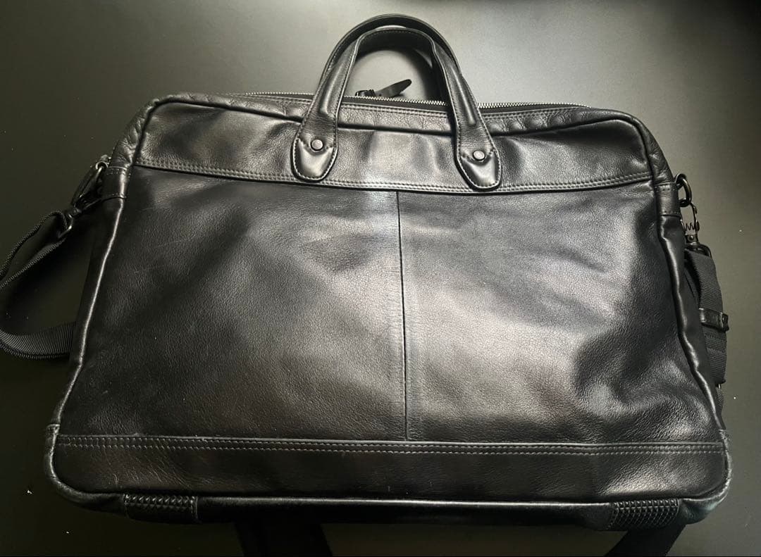 【美品❗️】PORTER ブラック レザー ショルダーバッグ　本革