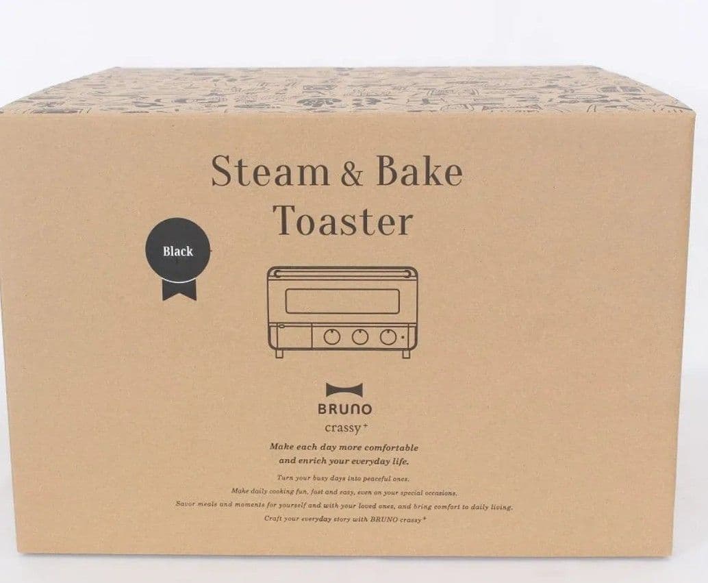 BRUNO スチーム&ベイクトースター　ブラック　新品　未使用　ブルーノ