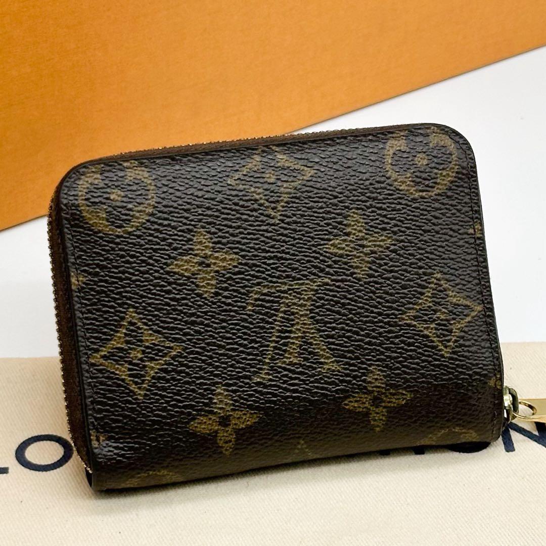 ルイヴィトン ジッピーパース モノグラム ブラウン コンパクト ミニ