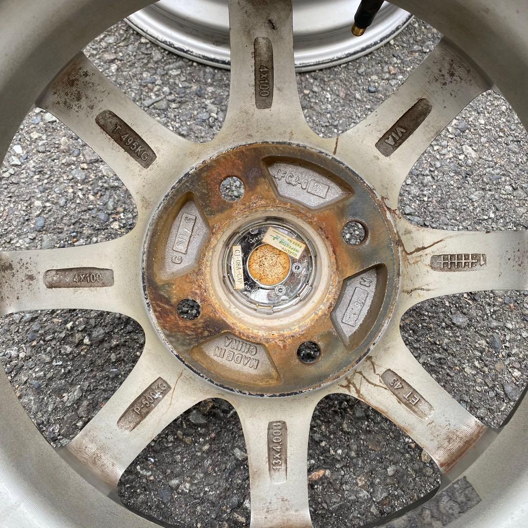 【4本セット送料無料】T.R.G.8 13×4J+43 4穴 PCD100