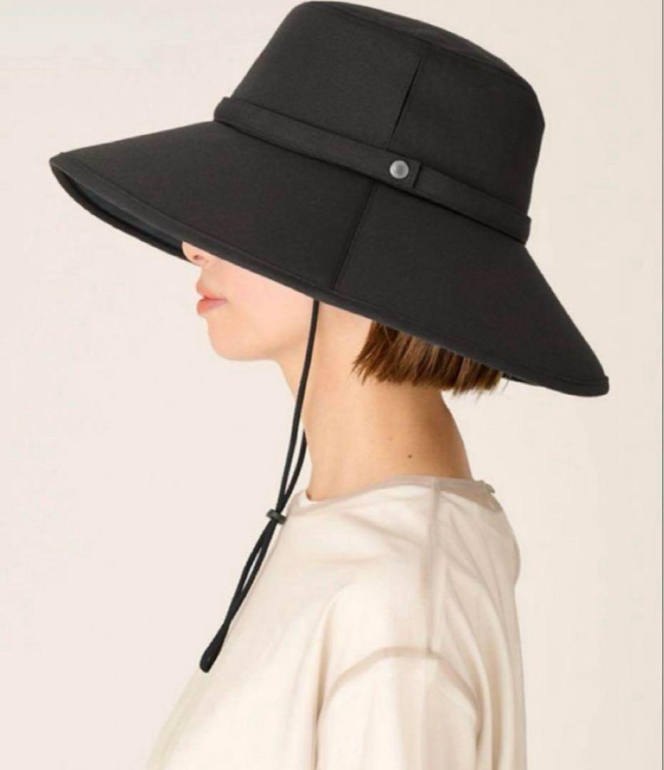 SUN BARRIER 100 ウィンドハット 黒 つば広 完全遮光 サンバリア