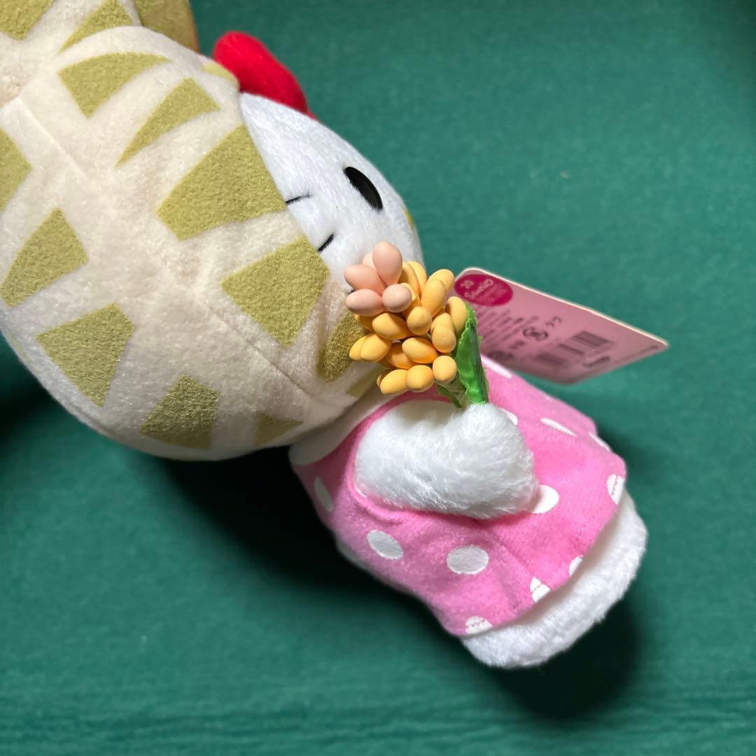 美品 タグ付き ハローキティ 千葉 房総 落花生 ぬいぐるみ 2002年
