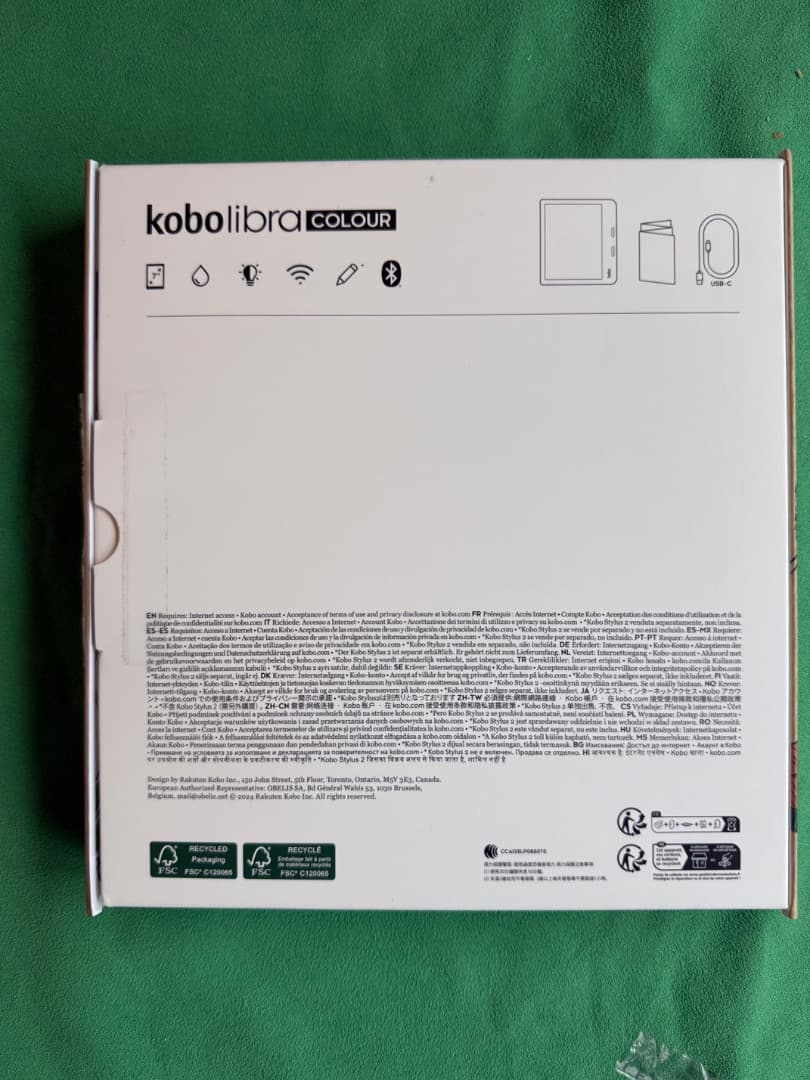 Kobo Libra 2 Colour タブレット + ケース & ペン