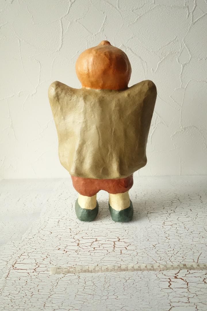 ROUND SQUARE ハロウィン 張り子のかぼちゃ人形 身長約34㎝