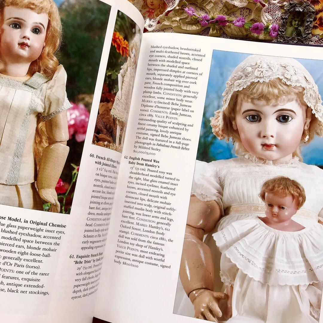 アンティークビスクドール 美麗人形洋書♡ブリュ ジュモー A.T ミニョネット