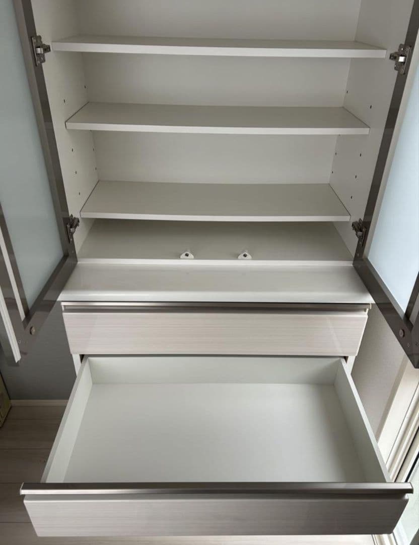 ニトリ 食器棚 ポスティア 80DB WH　リガーレ　レジューム