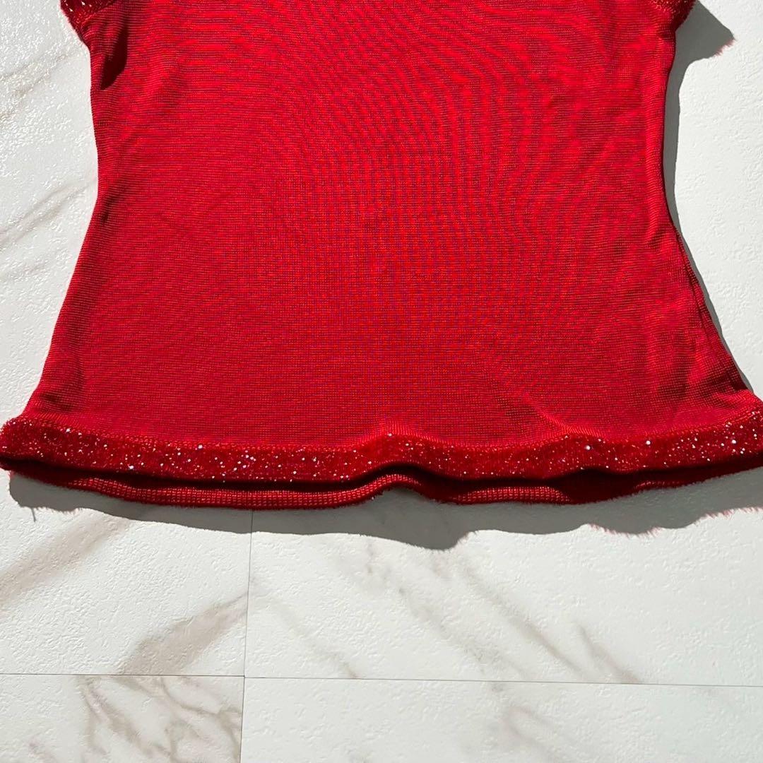 希少 Christian Dior キャミソール ラメ ノースリーブ