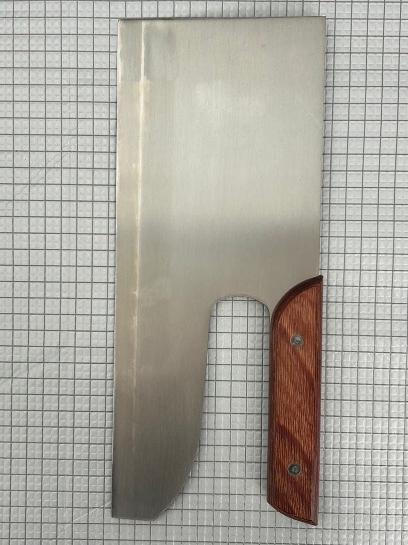 越前刃物 蕎麦切包丁 ステンレス鋼 300mm 合板ハンドル 麺切包丁 ④