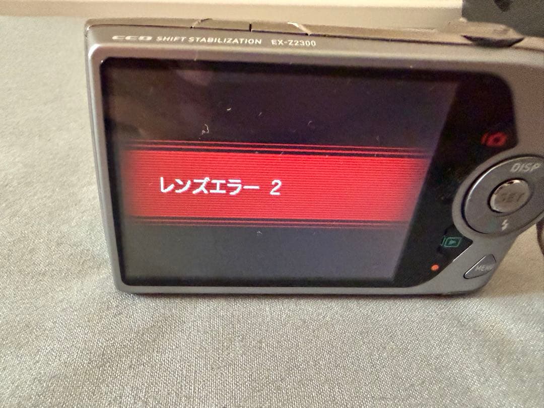 CASIO EXILIM ブルーデジタルカメラ　ケース、バッテリー、sdカード付