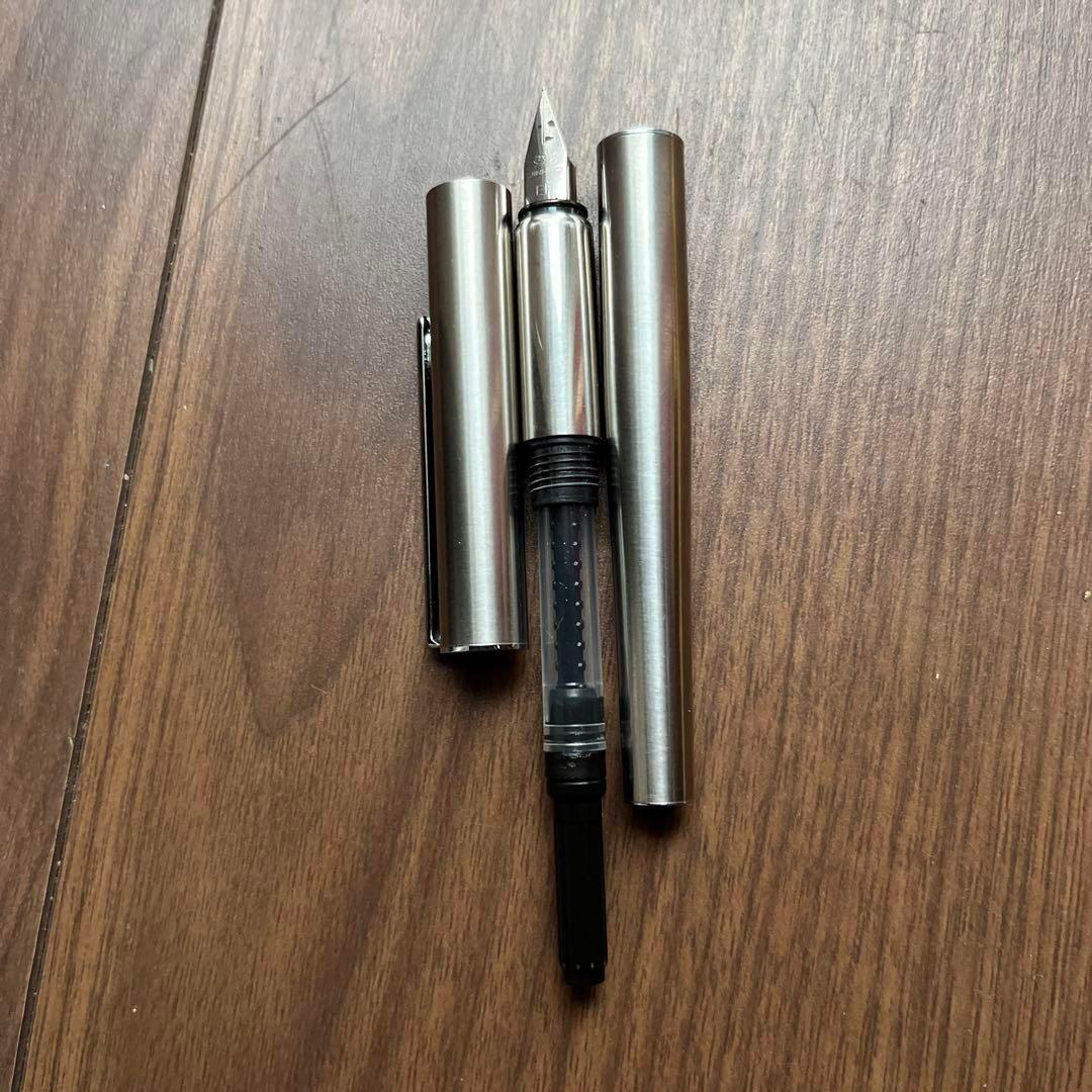 【未使用品】Gullor 万年筆 メタルボディ シルバー