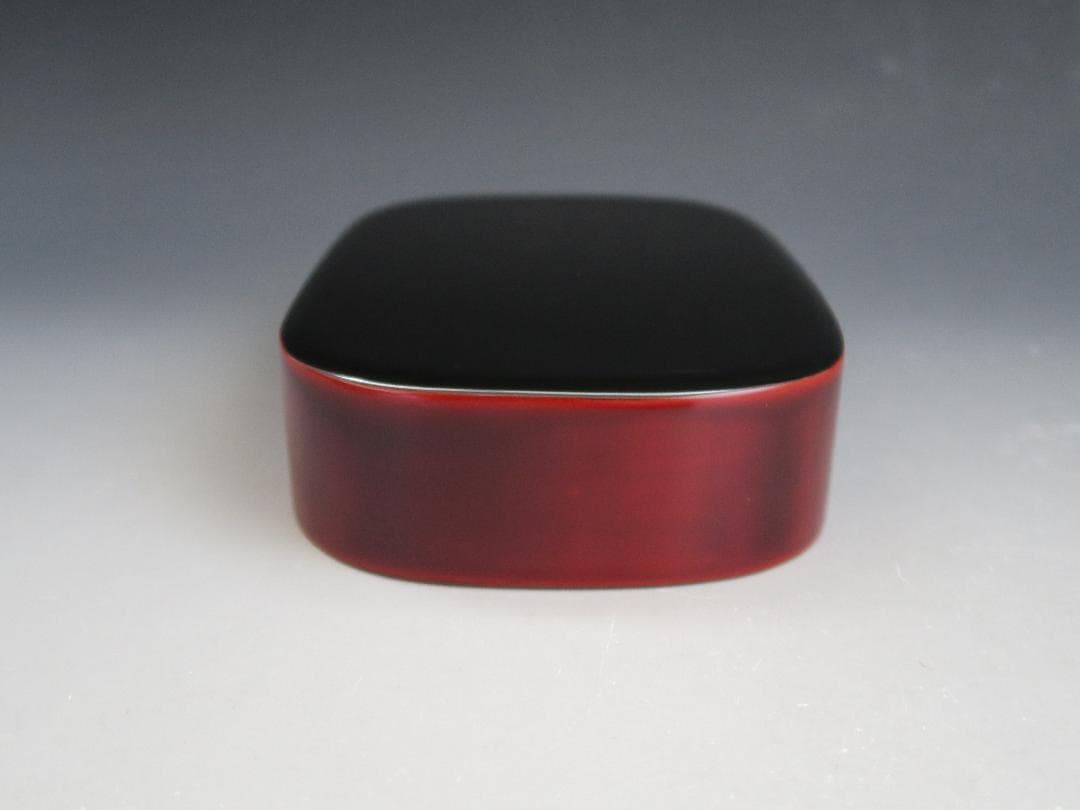 【輪島塗】曲げわっぱ弁当箱 塩徳屋漆器店 溜塗内朱塗 一客 天然木 共箱