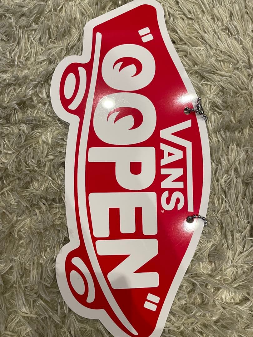 VANS オープンクローズプレート