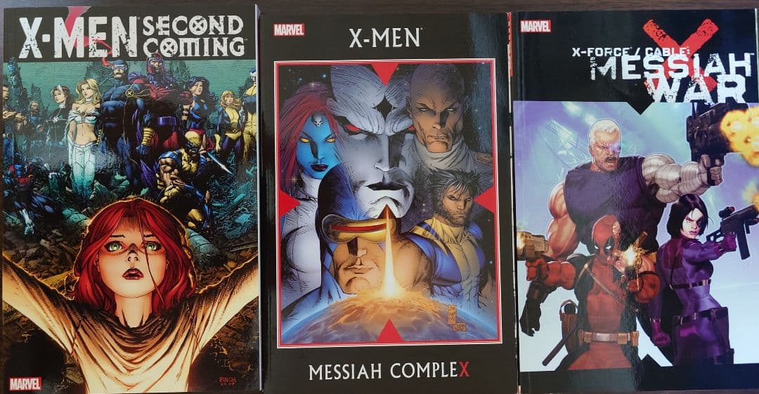 アメコミ　marvel　x-men　メサイア　トリロジー　3冊　セット
